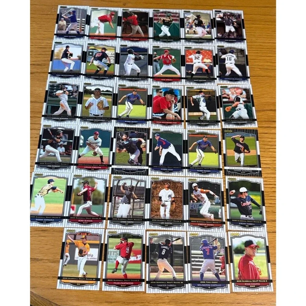 Buster Posey Stanton Beckham Wieters Crawford 2008 Razor Baseball Lot 71 Cards